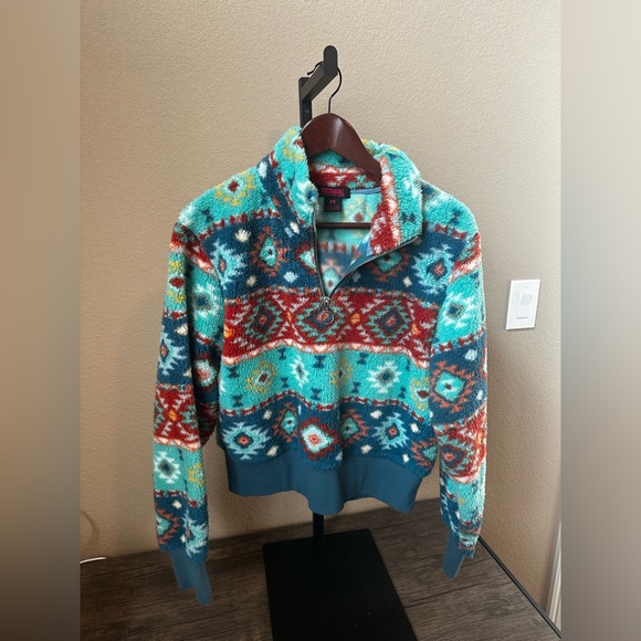 Rock & Roll Cowgirl Tops - Rock and roll cowgirl Aztec pullover size Medium